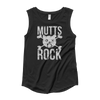 Mutts Rock Women's Cap Sleeve Tee Black