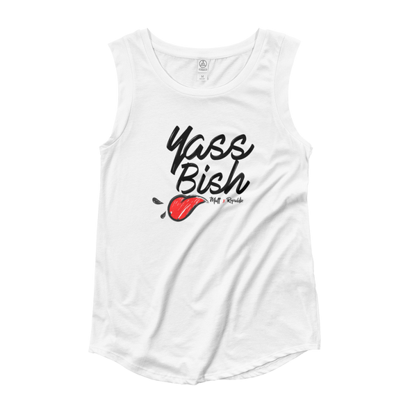 Yass Bish Women's Cap Sleeve Tee White